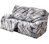 moismk 1/2/3 Plazas Funda para Sillón Reclinable Elástica, 4/6/8 Piezas con Bolsillos Laterales - Antideslizante, Extraíble y Lavable(Color 20,2 People (6 Pieces))