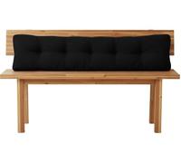 moismk Cojín de Banco 80x40 130x40 140x40 110x50 Cojines para Bancos de Interior y Exterior, con Base Antideslizante para Banco de Madera, Asientos de Sofa, Jardín, Terraza(Negro,150x25x8cm)