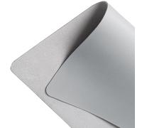 moismk Mantel Impermeable de Piel Sintética | Antimanchas y Fácil Limpieza | Córtalo a tu Medida Protección(Medium Gray,50x120cm)