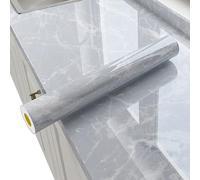 moismk Papel Pintado Autoadhesivo para Cocina - Vinilo Efecto Mármol Autopegante para Encimeras, Armarios y Mesas - Extraíble, Peel and Stick Lavable y Fácil de Colocar(Color 14,60x500cm)