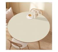 moismk Redondo Mantel de Cuero para Mesa Impermeable, Resistente al Aceite, Antimanchas, Fácil de Limpiar con un Paño, para Comedor, Cocina, Exteriores(Color 2,Diameter 45cm)
