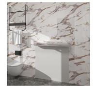 moismk Vinilo Autoadhesivo para Baño Efecto Mármol, Papel de Contacto Impermeable para Paredes, Lavabo y Muebles, Papel Tapiz Peel and Stick, Extraíble y Lavable(Color 4,40x300cm)