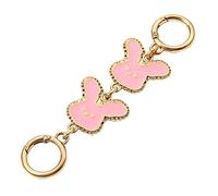MOISTRI Extensor de Cadena para Bolso con Conejito Lindo, Correa de Bolso, Reemplazo de Correa, Suministros para Fabricación de Bolsos y Carteras Cadena de plata Rosa