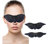 Moisture Chamber Glasses Compatible with Dry Eyes Soft Silicone Sleep Goggles, Reusable Lightweight Sleep Mask, Custom Fit Compatible with Co