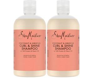 MOISTURE SHAMPOO CURL & SHINE COCONUT AND HIBISCUS (Paquete de 2)
