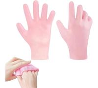 Moisturizing Gloves for Repairing Dry Cracked,Overnight Hand Mask,Intensive Hand Moisturizing and Repairing Gloves,Gel Hand Skin Care (Pink)