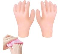 Moisturizing Gloves for Repairing Dry Cracked,Overnight Hand Mask,Intensive Hand Moisturizing and Repairing Gloves,Gel Hand Skin Care (Skin color)