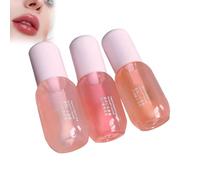 Moisturizing Lip Balm, Hydrating Glossy Lip Oil Stick For Women, Lips Care For Dry & Chapped Lips, Aceite protector de labios transparente, Instant Moisture and Hydration (3pcs)