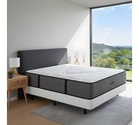 Moisury® Colchón Viscoelástico 105x200 Premium - Firmeza Alta 30 CM Altura - Colchón Ortopédico Titán - Alivio de Espalda y Alineación de Columna - Transpirable Antialérgico Ergonómico