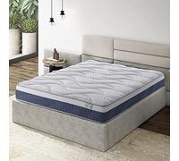 Moisury: Colchón viscoelástico 135x190 New Ocean | Altura 25cm | Tratamiento Aloe Vera | Tejido Super Transpirable | Firmeza Media Alta | 5 Capas de Espumas Premium | Visco Gel Termoregulador