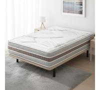 Moisury Colchón viscoelástico 80x180 Efecto Nube - 6 centímetros de viscoelástica Carbono - Colchón de firmeza Alta y Super Adaptable - Óptimo para Dolores de Espalda