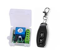 Moithora MóDulo de Relé de un Solo Canal de 12 V CC Interruptor InaláMbrico Universal Receptor de Relé + Mando a Distancia de 2 Canales
