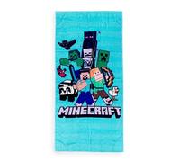 Mojang Studios Toallas de baño Infantiles de la Marca Modelo Toalla Minecraft Algodon