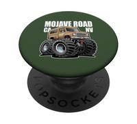 Mojave Road California Nevada Overlanding Diseño de Dibujos Animados PopSockets PopGrip Adhesivo