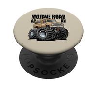 Mojave Road California Nevada Overlanding Diseño de Dibujos Animados PopSockets PopGrip Adhesivo