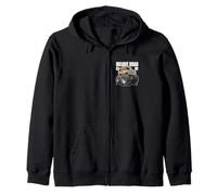 Mojave Road California Nevada Overlanding Diseño de Dibujos Animados Sudadera con Capucha