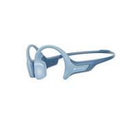 mojawa HaptiFit Terra Wearable Deportivo Inteligente, Auriculares de Conducción Ósea Bluetooth con Micrófono y MP3 de 32GB, Impermeables Inalámbricos para Ejercicio, Natación y Correr, Azul