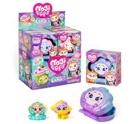 MOJI POPS Pearl Series - Mojishell. Caja con 12 Mojishell. Cada Mojishell Contiene 2 Mojipops Sorpresa con caritas Reversibles (1 con Efecto Perlado). 6 Colores Diferentes.