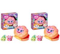 MOJI POPS Pearl Series - Mojishell. Cajita Coleccionable con 2 Mojipops Sorpresa con caritas Reversibles (1 con Efecto Perlado). Color Sorpresa de un Surtido de 6 Colores Diferentes. (Paquete de 2)