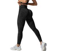 mojingder Leggings Anticeluliticos Mujer Push Up Mayas Deportivas Cintura Alta Elástico Pantalones Opaco Scrunch Butt Leggings para Fitness Yoga Running S-3XL