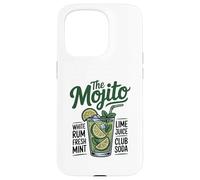 Mojito Cocktail Recipe Graphic tee Lime Mint Rum Soda Carcasa para iPhone 15 Pro