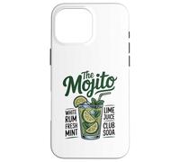 Mojito Cocktail Recipe Graphic tee Lime Mint Rum Soda Carcasa para iPhone 16 Pro MAX