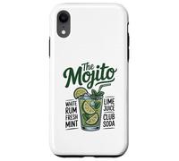 Mojito Cocktail Recipe Graphic tee Lime Mint Rum Soda Carcasa para iPhone XR
