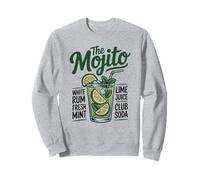 Mojito Cocktail Recipe Graphic tee Lime Mint Rum Soda Sudadera