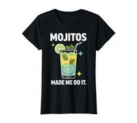 Mojitos Made Me Do It Cóctel Lima Mentas Camiseta