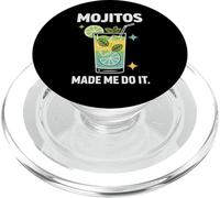 Mojitos Made Me Do It Cóctel Lima Mentas PopSockets PopGrip para MagSafe