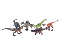 MOJO - 6pc Dinosaur Prehistoric Life Playset Hand-Painted To (Importación USA)