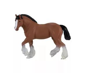Mojo: Caballo Clydesdale - 14,4 cm, marrón