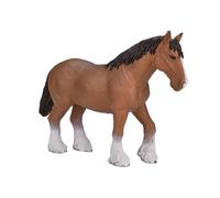 MOJO Clydesdale Horse Brown Farm Animal Model Toy Figure (Importación USA)