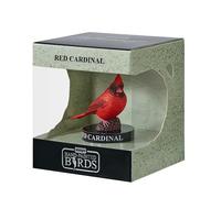 MOJO Colección American Red Cardinal Garden Bird Enthusiast Series 1, figuras pintadas a mano, coleccionables de vida silvestre, juguetes, esculturas detalladas con código QR para datos divertidos