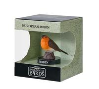 MOJO | Colección de entusiastas de pájaros de jardín europeos serie 1, figuras pintadas a mano, coleccionables de vida silvestre, juguetes, esculturas detalladas con código QR para hechos interesantes