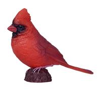 Mojo Fun Figura De Pájaro Cardenal Rojo Pintada A Mano Coleccionable Modelo 3+