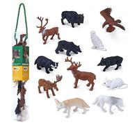 Mojo Wildlife Mini Forest Animals Play, 12dlg. 380054 (Importación USA)