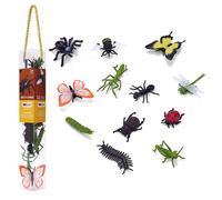 Mojo Wildlife Mini Insects and Spiders, 12dlg. 380058 (Importación USA)