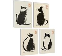 Mojoliving imagen póster decorativo japonés, imágenes estéticas y anime, regalo de Japón (gato japonés)