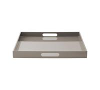 Mojoo Bandeja de servicio lacada Lux 40x40x4 cm Dark grey