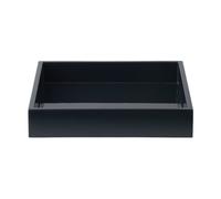 Mojoo Bandeja decorativa lacada Lux 19x19x3.5 cm Negro