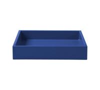 Mojoo Bandeja decorativa lacada Lux 19x19x3.5 cm Ultramarin