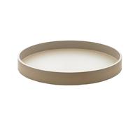 Mojoo Bandeja decorativa lacada Matt Ø30x4 cm Fawn