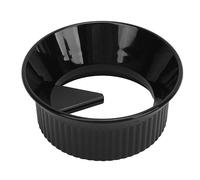 Moka Pot Dosing Funnel | Splash Proof Coffee Distributor for Single/Dual Valve Moka Pots | Prevents Spills & Grounds Waste, Easy to Install (Black For Three 150ml)