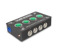 MOKA SFX Controlador de potencia de 4 canales, mini consola de escenario, controlador de DJ, consola portátil para máquina de chorro de CO2