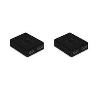 Mokamika 2 conmutadores KVM USB 2.0 1X2/2X1, conmutador USB, divisor compartido para ordenador portátil, ordenador, impresora, teclado y ratón, B