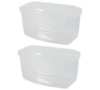 Mokamika 2 Pack Buceo Mask Box Buceo Máscara de Buceo Máscara de Buceo Estuche de Almacenamiento Impresión Firme Densa Maleta