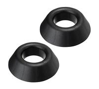 Mokamika 2 soportes para balón, baloncesto, fútbol, rugby, plástico, color negro