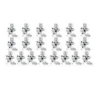 Mokamika 20 unidades BPV-31 Piercing-Ventil-Leitungshahn-Ventil-Leitungs-Set regulables para aire acondicionado HVAC, 1/4, 5/16, 3/8 Mangueras