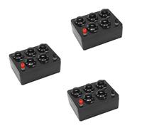 Mokamika 3 cajas de resistencia de décadas variables, 0-9999,9 ohmios, 165 x 125 x 60 mm, para clases de física
